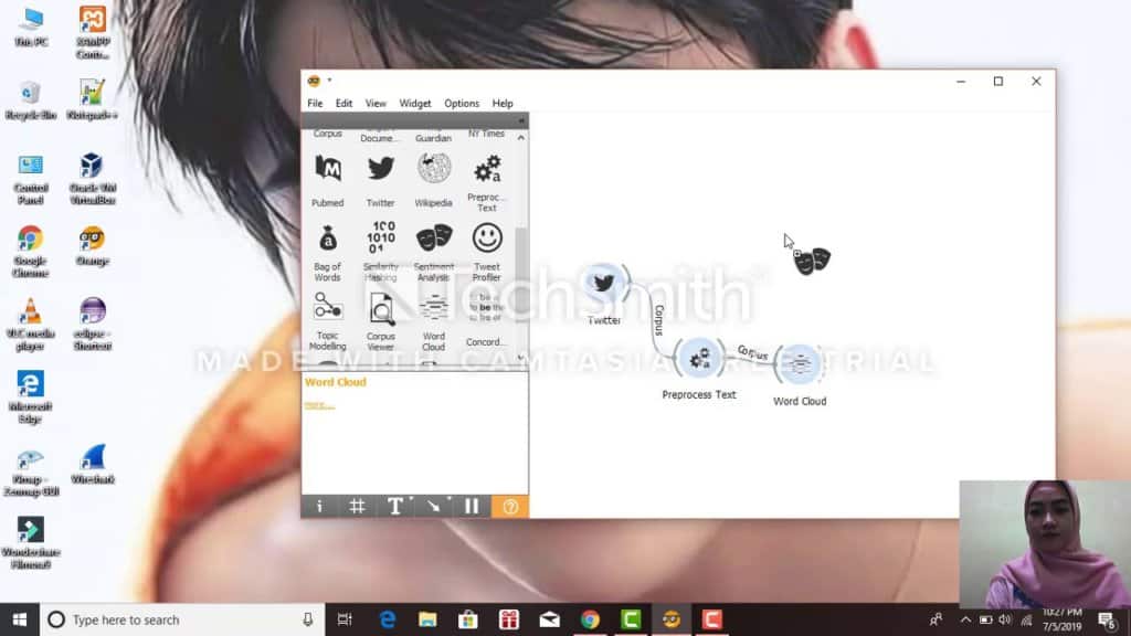 Sentiment Analysis Data Twitter menggunakan Aplikasi Orange